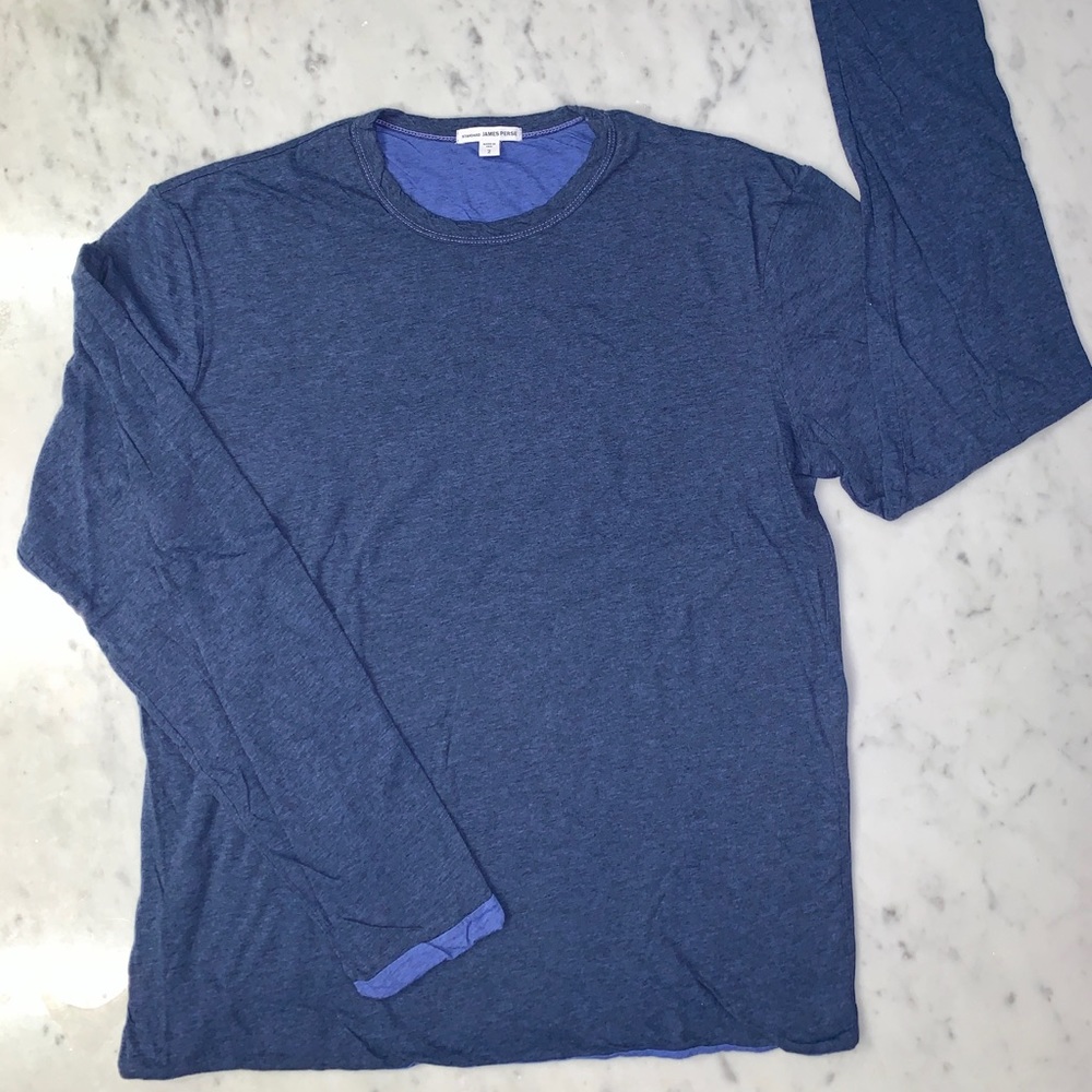 James Perse two ply long sleeve shirt